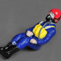 BlitzRCWorks Full Body Scaled Jet Pilot Figure for F4 Phantom II RC EDF Jet (SMJetpilotfigure)