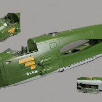 Front Fuselage Set for B-25 Mitchell Bomber RC Warbird (SMLX-B25-FF-S)