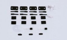 Plastic Back Plates & Anchor for MiG-29 Fulcrum RC EDF Jet (SMLXMIG29-29)