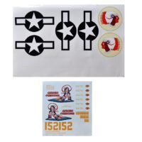 Apache Princess Decal for B-25 Mitchell Bomber RC Warbird Airplane (SMLX-B25-APD)