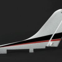 Rudder with Red Decals for Cessna 1.4M RC Trainer Airplane (SMSM-FT-13)