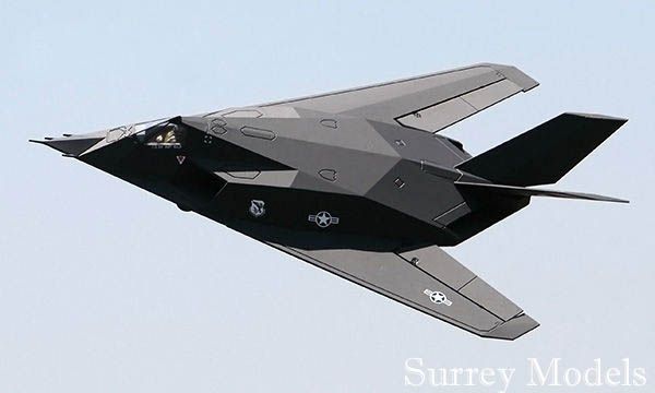 Radio Controlled Surrey Models F117 Nighthawk 70mm Jet