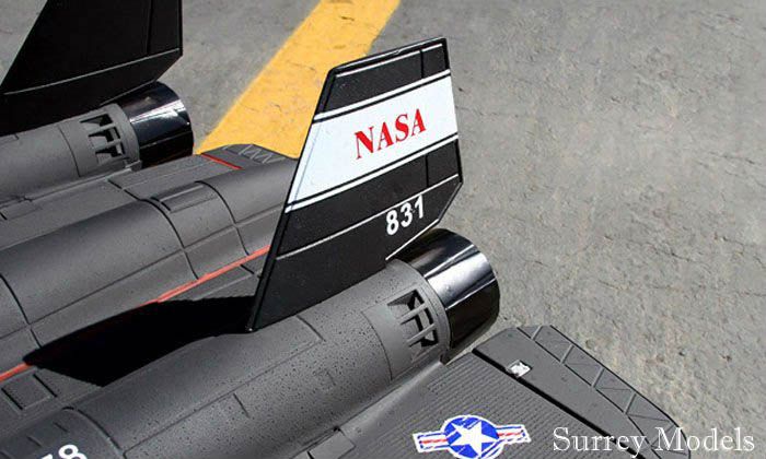 RC LX SR71 Black Bird Jet