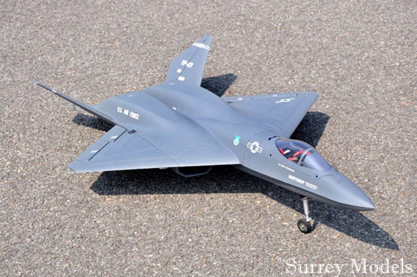 RC Surrey Models YF23 Grey Ghost Jet