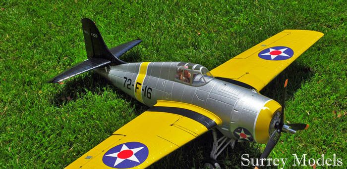 Radio Controlled Large Scale Electric Warbird  Fighter Plane