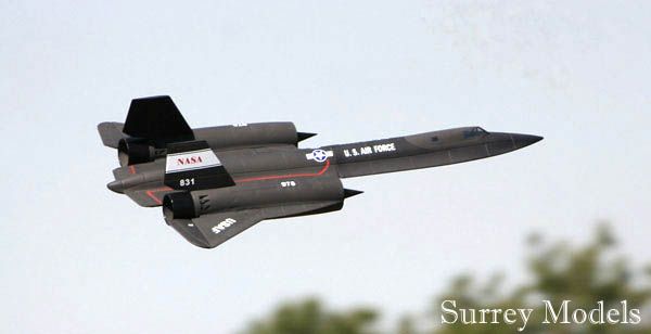 RC Surrey Models SR71 Black Bird Jet