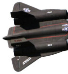 Top and Bottom Fuselage for SR71 Black Bird (SMLXSR71-04)
