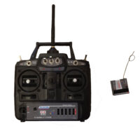 Sky Flight Hobby FMS 6 Channel 2.4GHz X6 Radio System Set (Transmitter + Reciever) for  SR71 Black Bird RC EDF Jet (SMFMX-X-6)