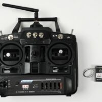 Sky Flight Hobby 12 Channel 2.4GHz Radio System Set (Transmitter + Receiver) for  RC Warbird Airplane (SM12txrx-tv)