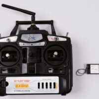 Sky Flight Hobby 8 Channel 2.4GHz Radio System Set w/ Thrust Vectoring (Transmitter + Receiver) for F4F Wildcat RC Warbird (SM8txrx-vt)