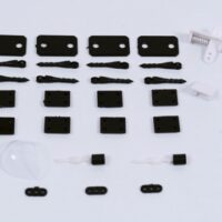 Plastic Back Plates & Anchor for MiG-29 Fulcrum RC EDF Jet (SMLXMIG29-29)