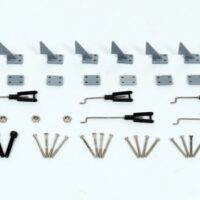 Linkage Rods / Back Plates / Screws / Bearings / Horns for F4U Corsair 1.6M RC Warbird Airplane (SMLXF4U-40)