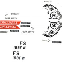 Decal for F16 Fighting Falcon RC EDF Jet (SMLXF16-07)